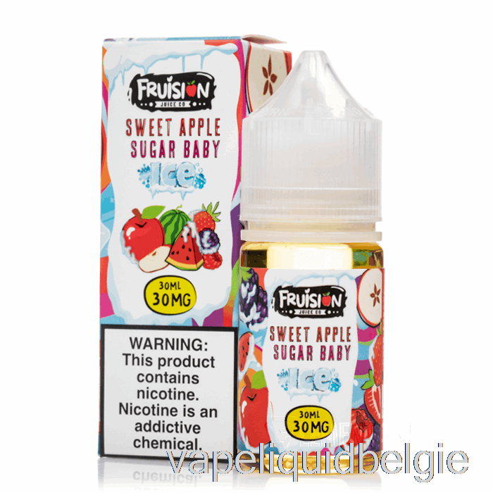 Vape België Ijskoude Zoete Appelsuiker Baby - Frruisiezouten - 30ml 30mg